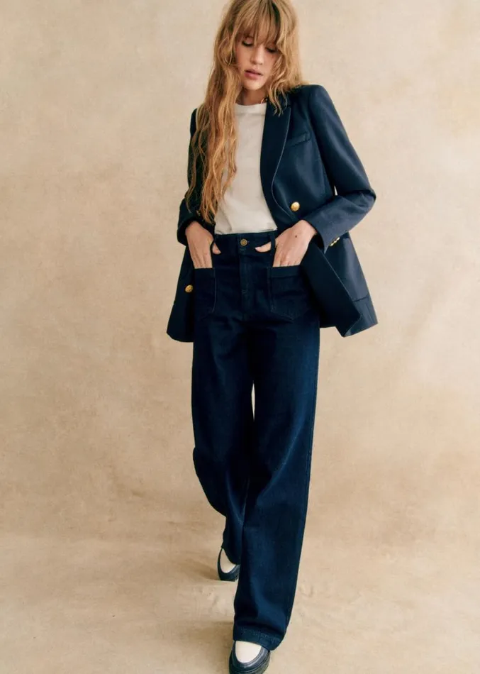 Szane Jackets and Coats Womens Michele Jacket Navy Blue