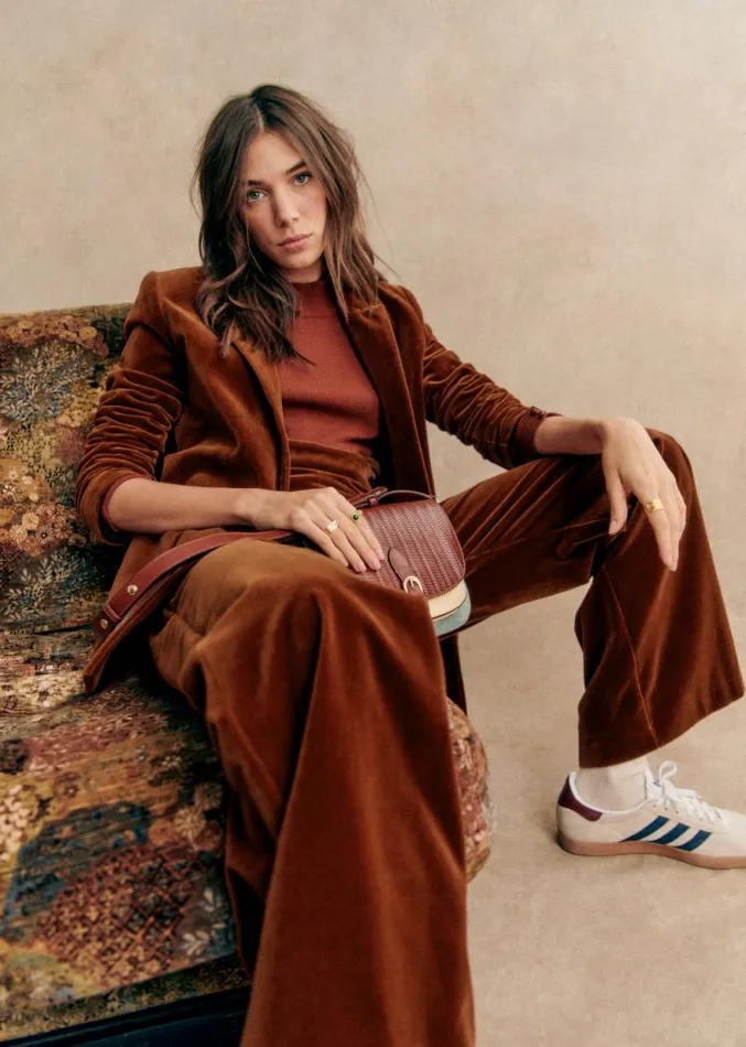 Szane Jackets and Coats Womens Romane Jacket Sienna Velvet