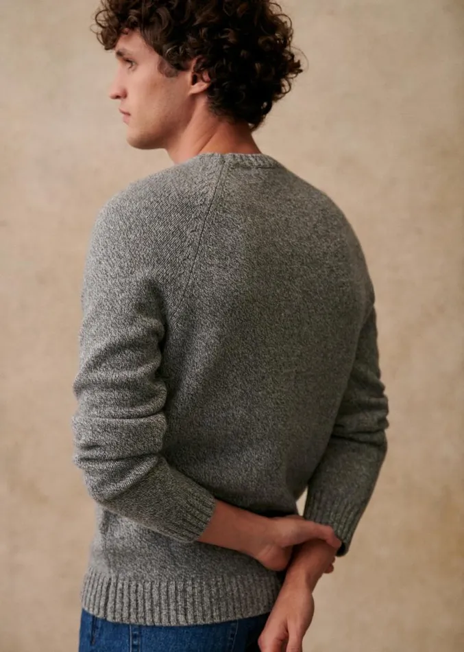 Szane Knitwear Mens Fergus Sweater Grey