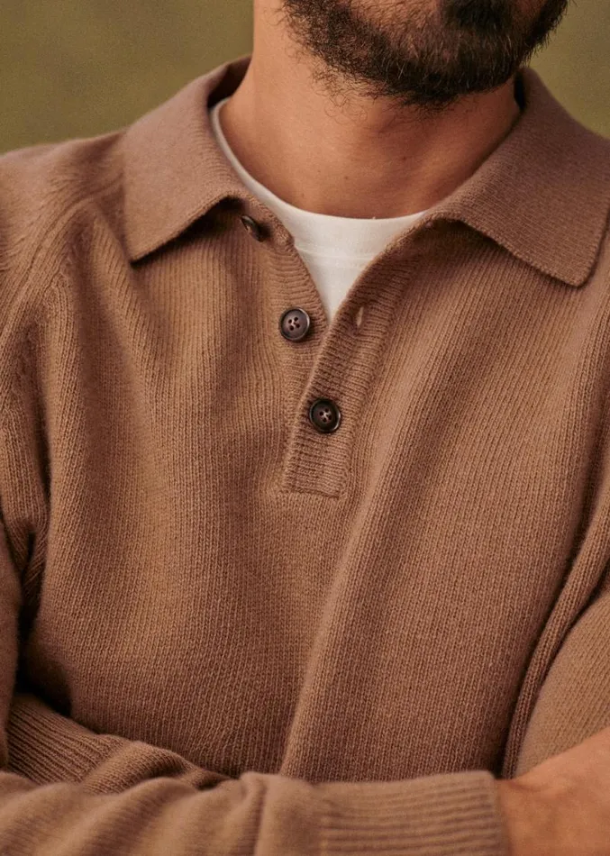 Szane Knitwear Mens Moreno Sweater Camel