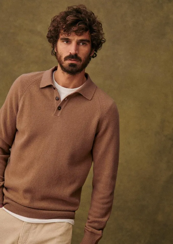 Szane Knitwear Mens Moreno Sweater Camel