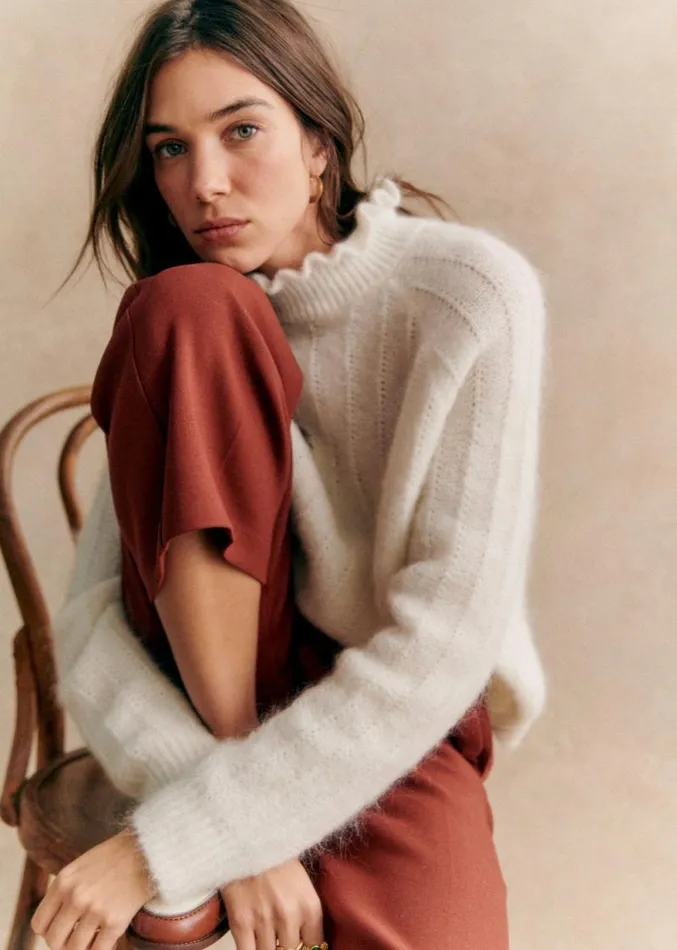 Szane Knitwear Womens Loris Jumper Ecru