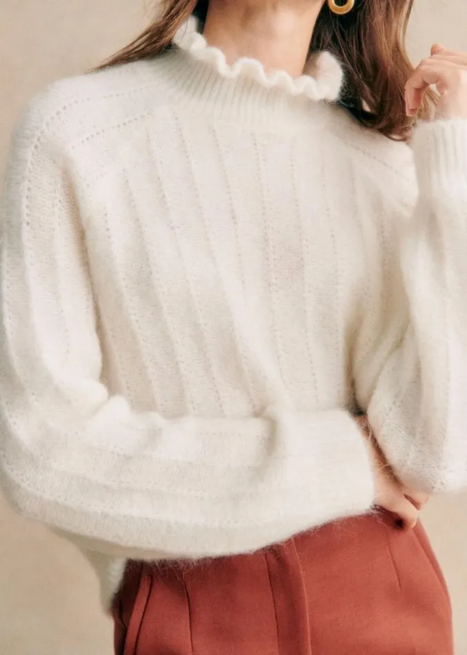Szane Knitwear Womens Loris Jumper Ecru