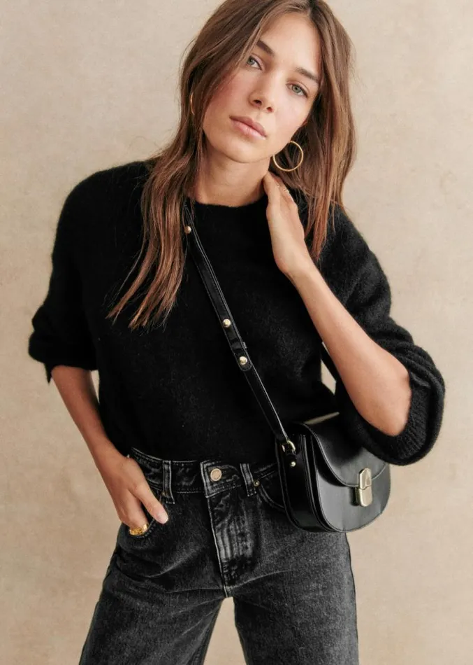 Szane Knitwear Womens Louise Jumper Black