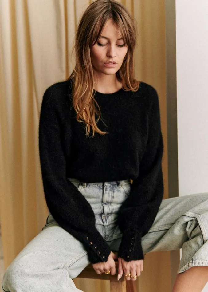 Szane Knitwear Womens Louise Jumper Black