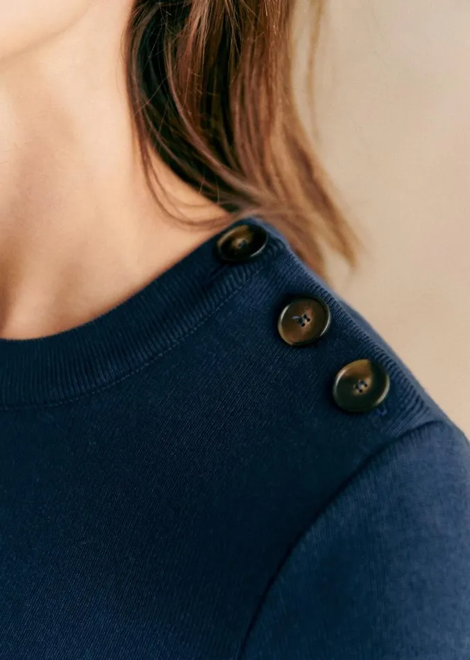 Szane Knitwear Womens Matthis Jumper Navy Blue