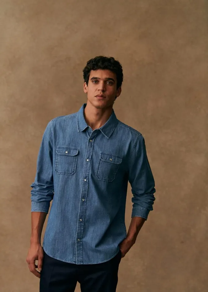 Szane Shirts Mens Haley Shirt Denim