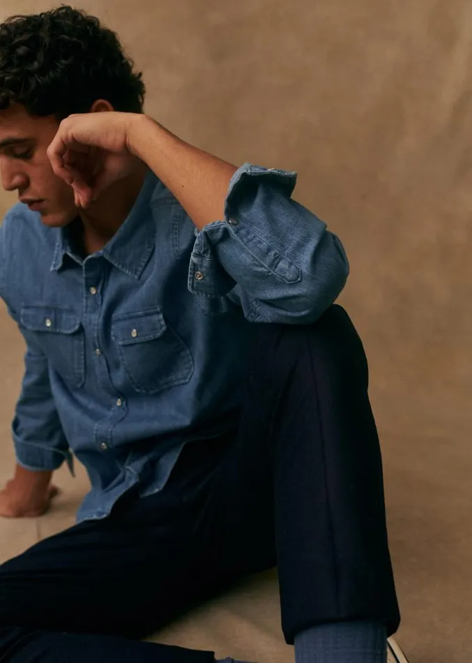 Szane Shirts Mens Haley Shirt Denim