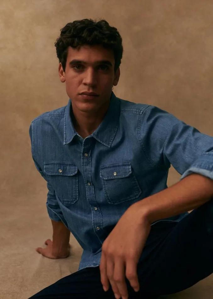 Szane Shirts Mens Haley Shirt Denim