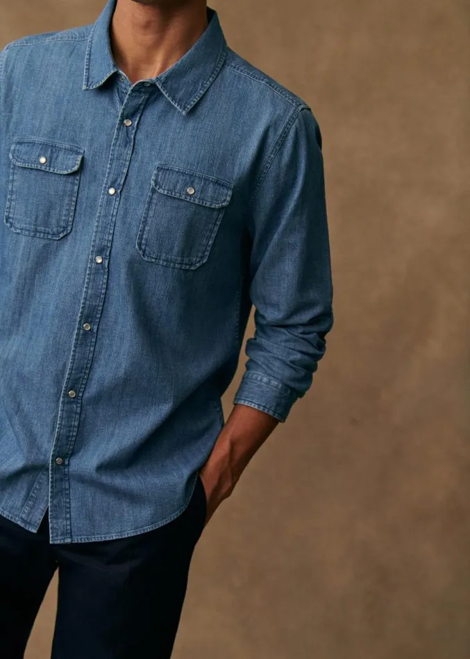 Szane Shirts Mens Haley Shirt Denim