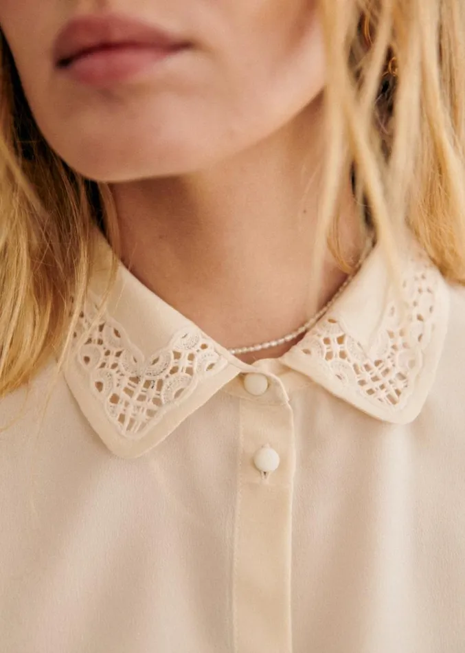 Szane Tops Womens Vito Shirt Rosy Beige
