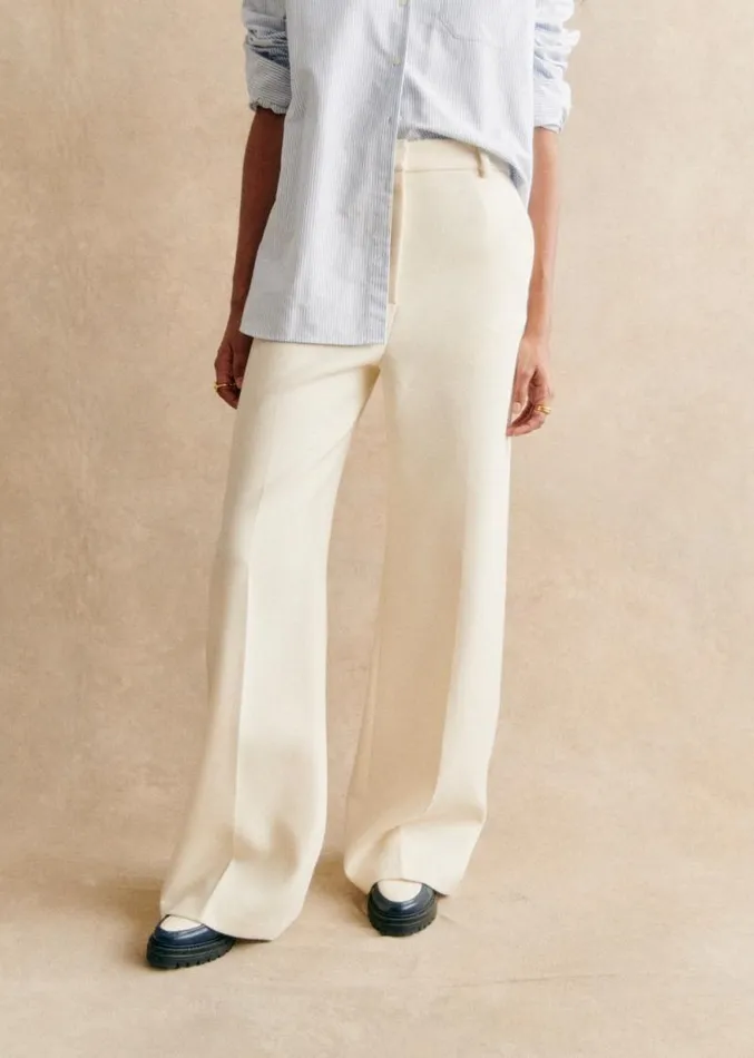 Szane Trousers and Jumpsuits Womens Matheo Trousers Ecru