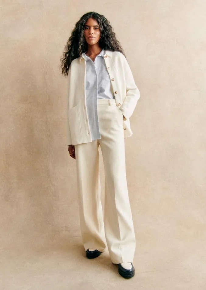 Szane Trousers and Jumpsuits Womens Matheo Trousers Ecru