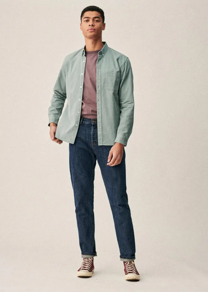 Szane Trousers Mens Kurt Straight Jeans Denim