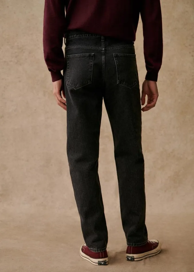 Szane Trousers Mens Wrigley Jeans Washed Grey