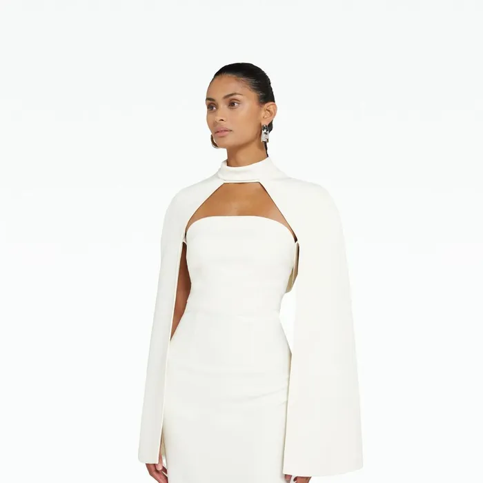 Safiyaa Agnes Ivory Harness Women Capes and Harnesses