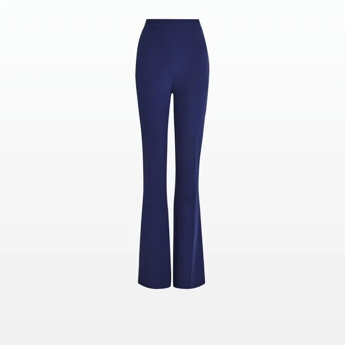 Safiyaa Alexa Oxford Blue Trousers Women Trousers