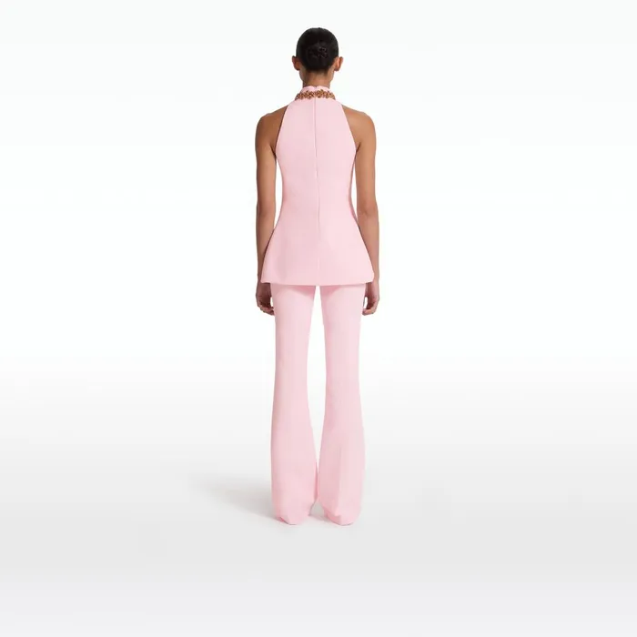 Safiyaa Alexa Peony Blush Trousers Women Trousers