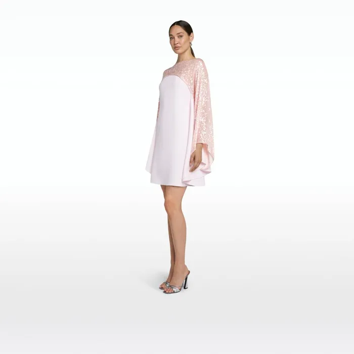 Safiyaa Almana Barely Pink Short Dress Women Dresses