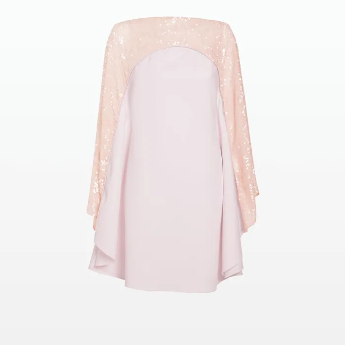 Safiyaa Almana Barely Pink Short Dress Women Dresses