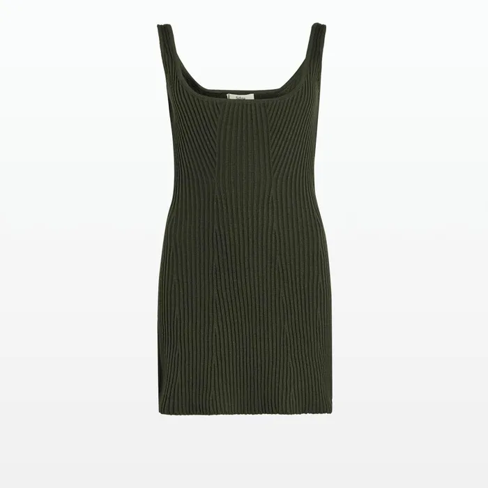 Safiyaa Cindy Seaweed Knit Dress Women Dresses
