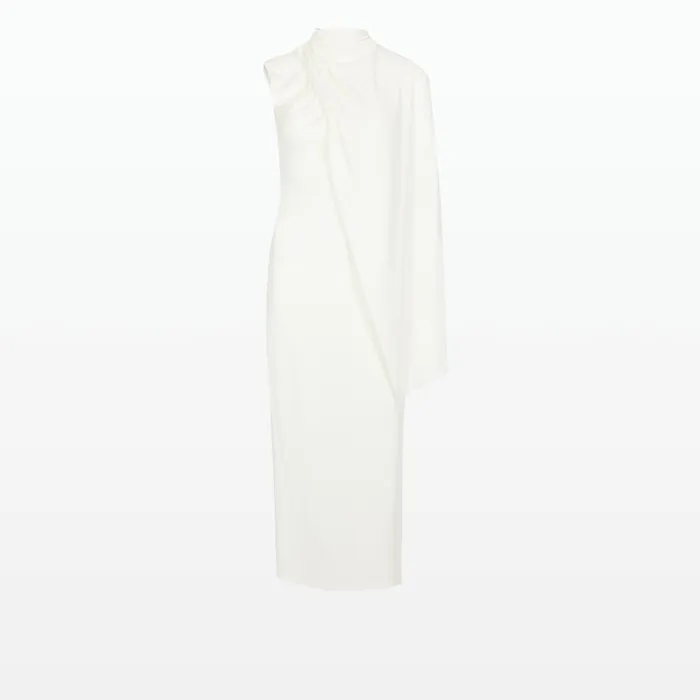 Safiyaa Dilly Ivory Midi Dress Women Dresses