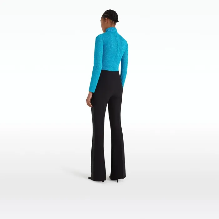 Safiyaa Ellena Aquamarine Bodysuit Women Tops