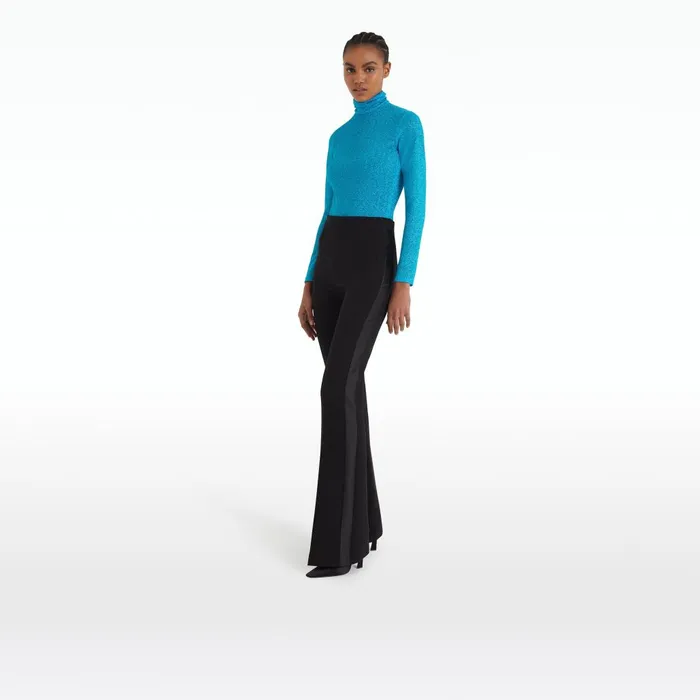 Safiyaa Ellena Aquamarine Bodysuit Women Tops