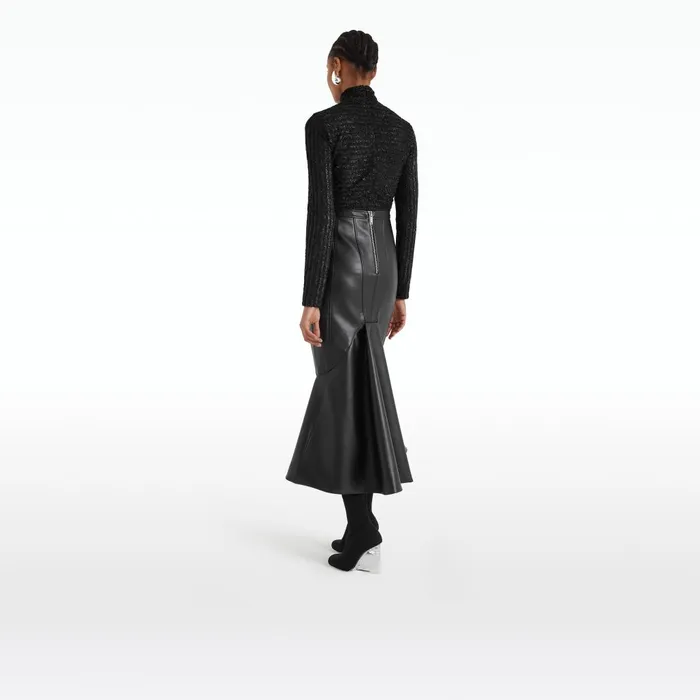 Safiyaa Ellena Black Bodysuit Women Tops