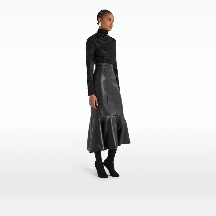 Safiyaa Ellena Black Bodysuit Women Tops