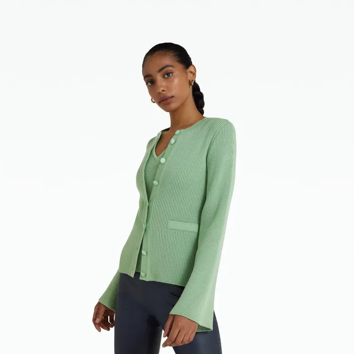 Safiyaa Emilia Sage Knit Women Tops