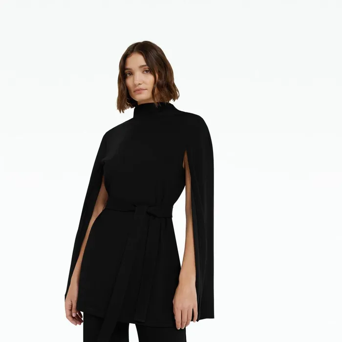 Safiyaa Harper Black Top Women Tops