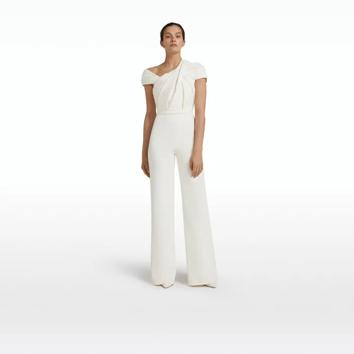 Safiyaa Jaz Ivory Jumpsuit Women Jumpsuits