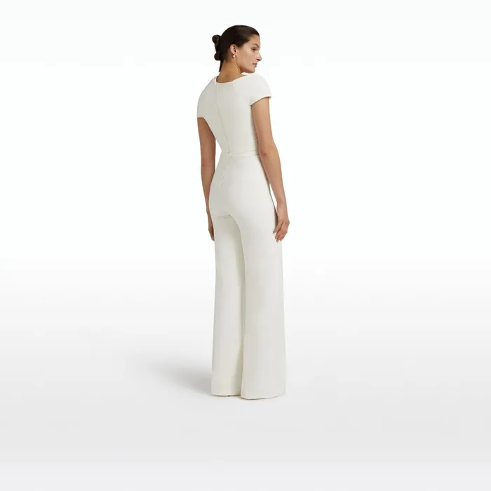 Safiyaa Jaz Ivory Jumpsuit Women Jumpsuits