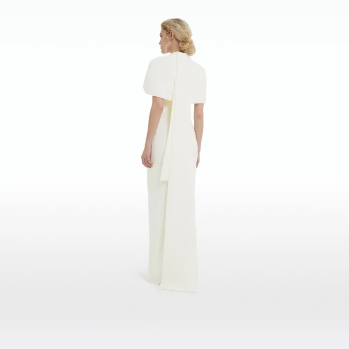Safiyaa Kalika Ivory Long Dress Women Dresses