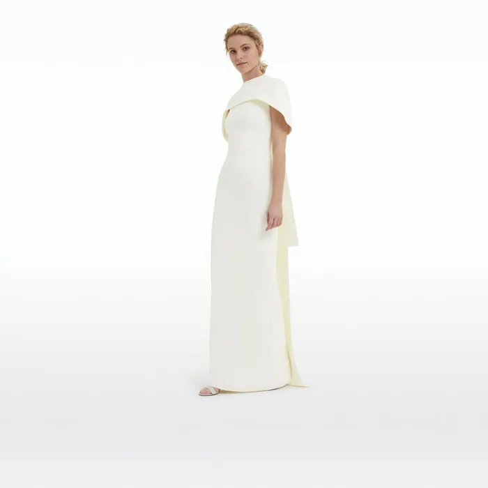 Safiyaa Kalika Ivory Long Dress Women Dresses