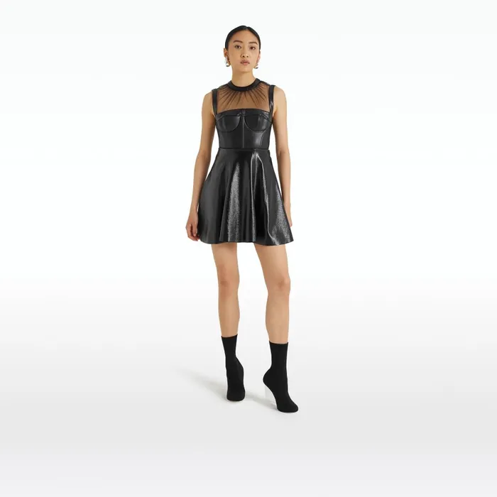 Safiyaa Kristi Black Skirt Women Skirts