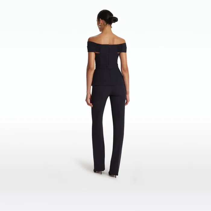Safiyaa Mabel Midnight Navy Top Women Tops