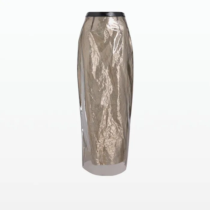 Safiyaa Mara Taupe Skirt Women Skirts