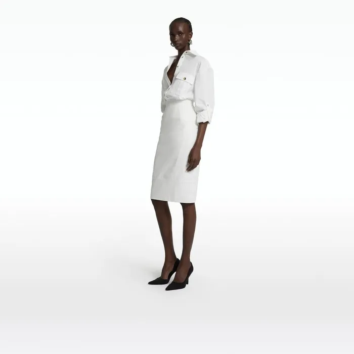 Safiyaa Marta Ivory Skirt Women Skirts