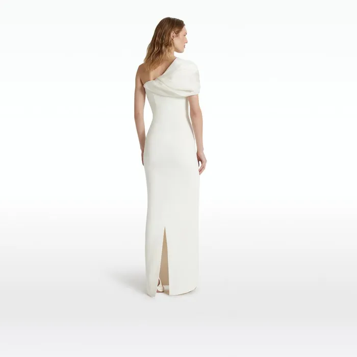 Safiyaa Portan Ivory Long Dress Women Dresses