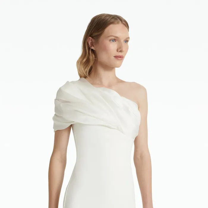 Safiyaa Portan Ivory Long Dress Women Dresses