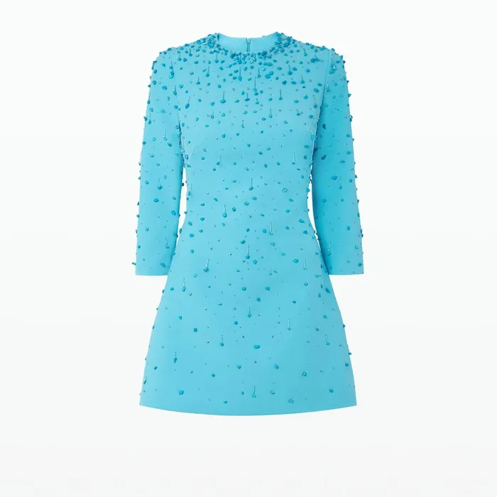 Safiyaa Renalle Aquamarine Short Dress Women Dresses