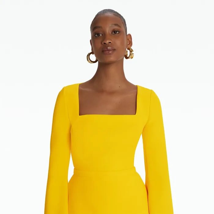 Safiyaa Reya Sunshine Yellow Top Women Tops