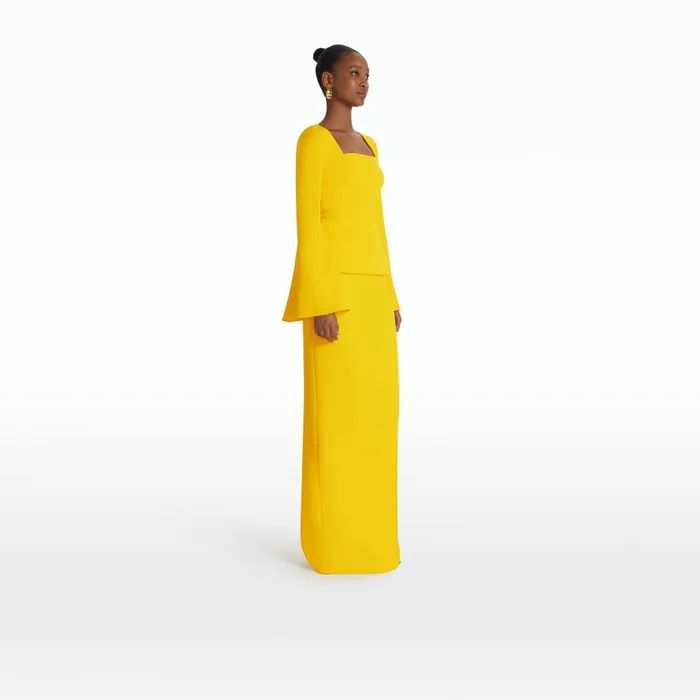 Safiyaa Reya Sunshine Yellow Top Women Tops