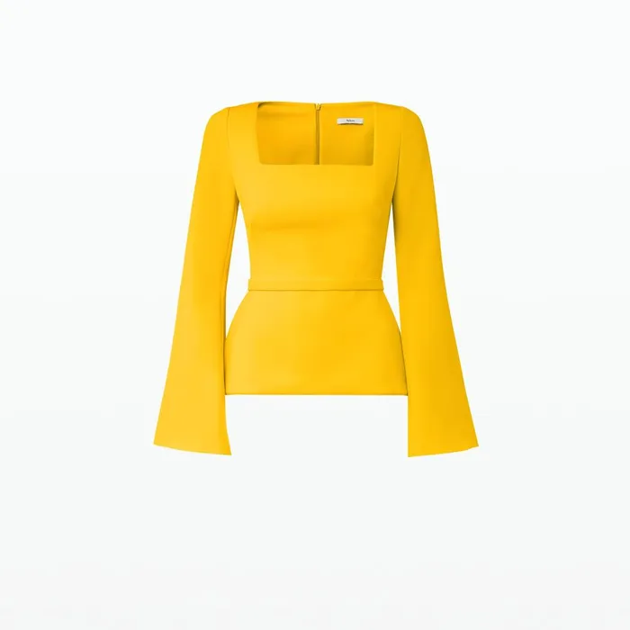 Safiyaa Reya Sunshine Yellow Top Women Tops