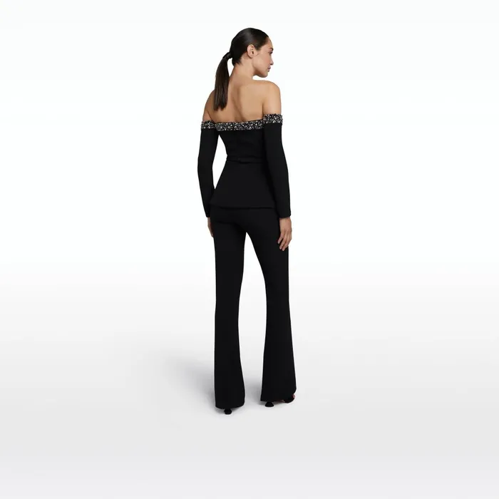 Safiyaa Roisin Black Top Women Tops