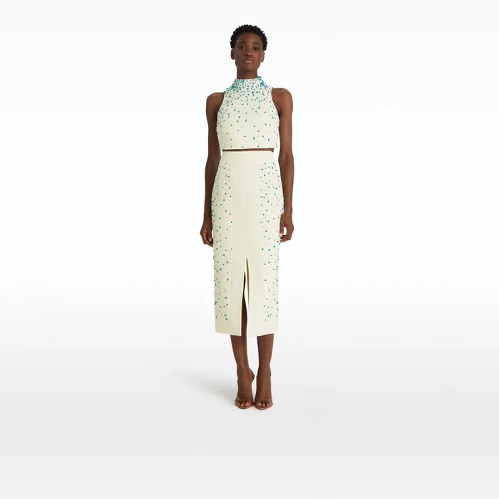 Safiyaa Sabrina Sorbet Skirt Women Skirts