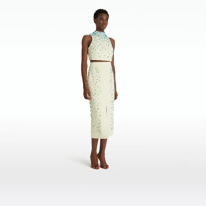Safiyaa Sabrina Sorbet Skirt Women Skirts