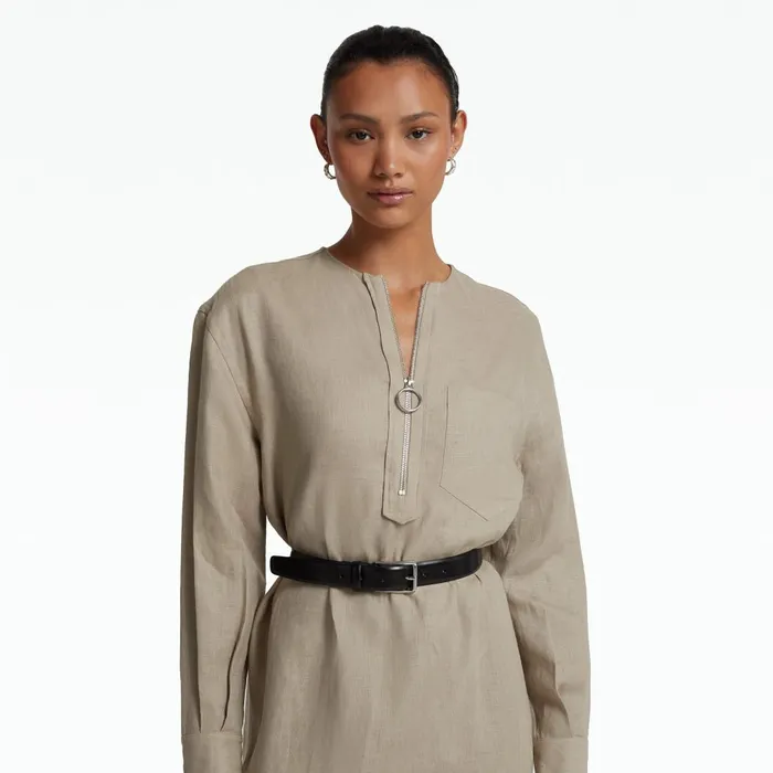 Safiyaa Sebiha Stone Midi Dress Women Dresses